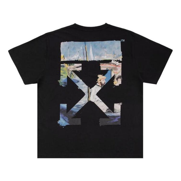 

Футболка painting arrows cotton short sleeve Off-White, черный