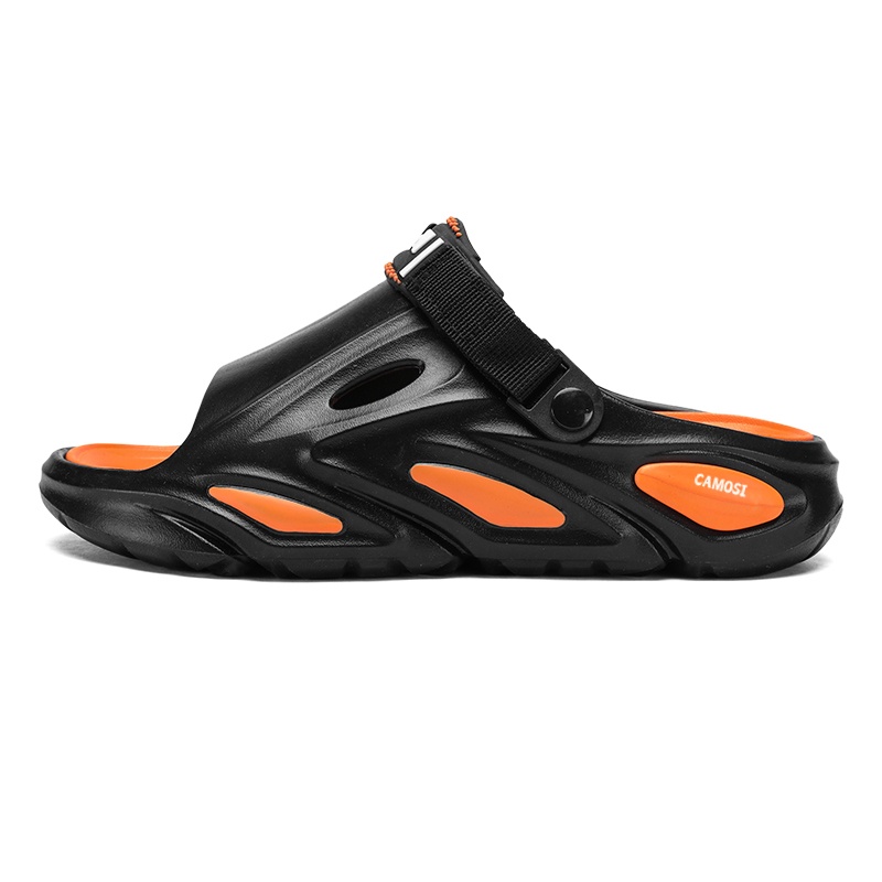 

CAMOSI Слайдеры мужские черно-оранжевые, цвет Black Orange