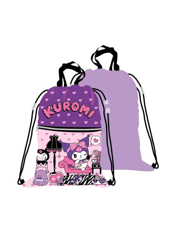 

Спортивная сумка Kuromi Deluxe, сумка для тренажерного зала, 45 см Hello Kitty