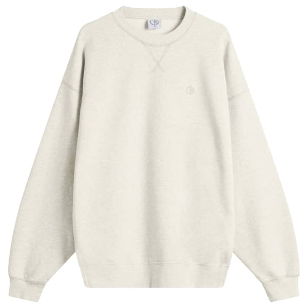 

Толстовка с круглым вырезом Frankie Polar Skate Co., айвори серый melange