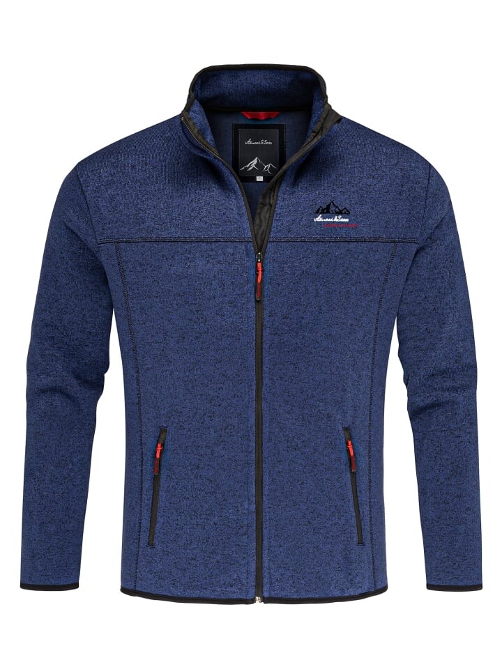 

Флисовая куртка Amaci&Sons Fleecejacke HARVEY, цвет Navyblau