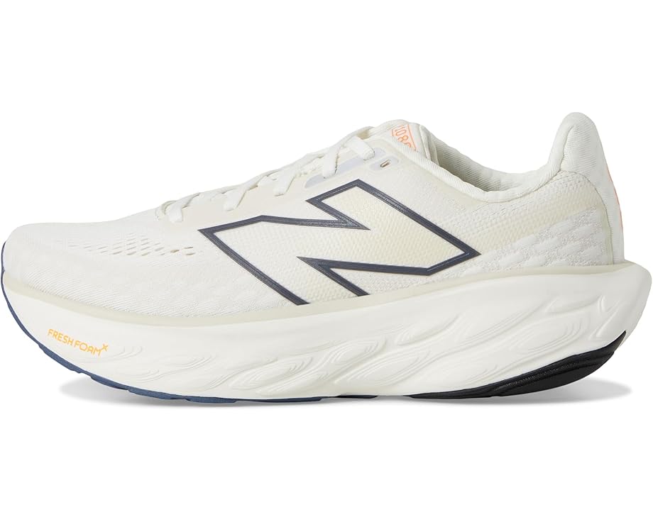 Кроссовки New Balance Fresh Foam X 1080v14, цвет Sea Salt/Vintage Indigo/Hot Mango — фото 4