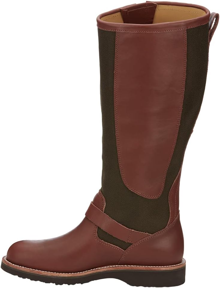 Мужские охотничьи сапоги Chippewa 17 дюймов для ловли змей - водонепроницаемые резиновые сапоги для мужчин - противоскользящая подошва Vibram - регулируемые латунные пряжки - усиленные стальные берцы — фото 3