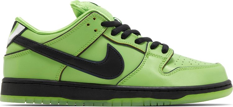 

Кроссовки The Powerpuff Girls x Dunk Low Pro SB QS 'Buttercup', зеленый