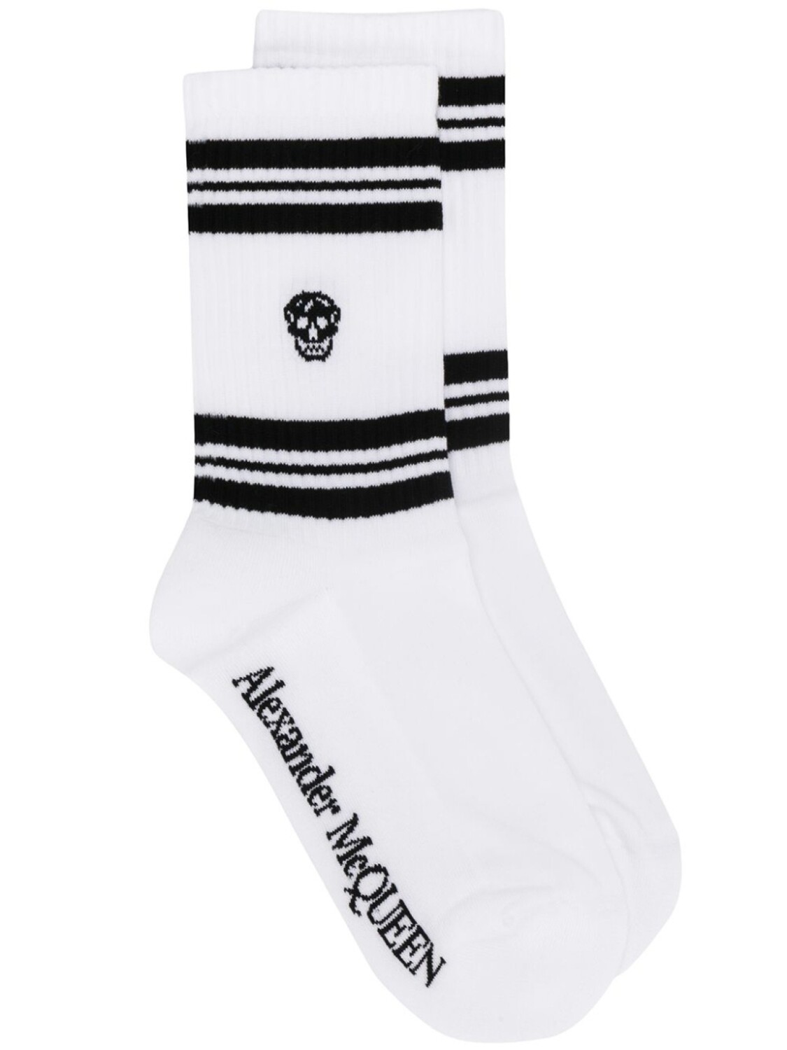 

Alexander McQueen трикотажные носки, белый