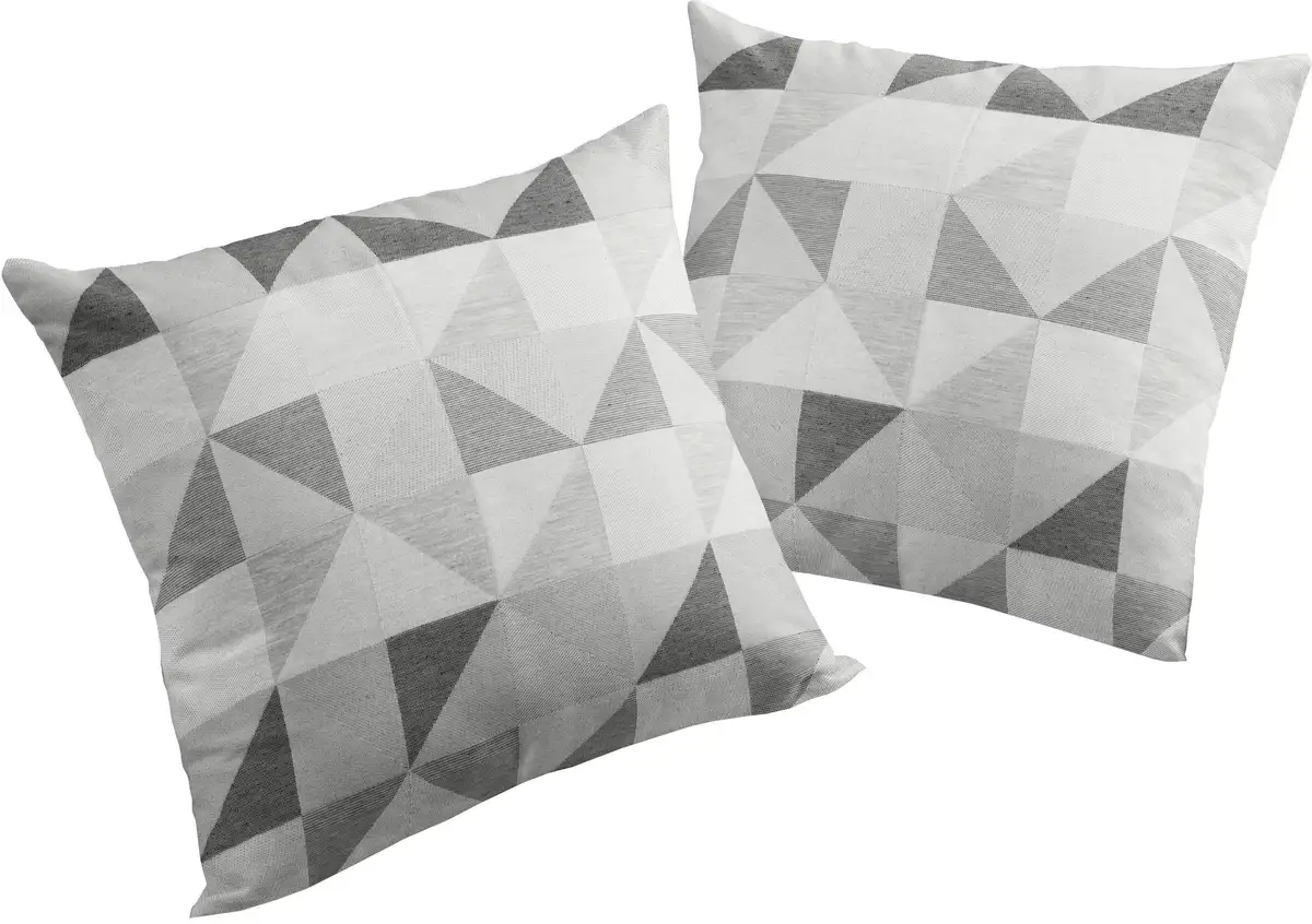 

Вирт декоративная подушка "Берларе", чехол на подушку без наполнения, 2 шт Wirth 40х60 см, серый