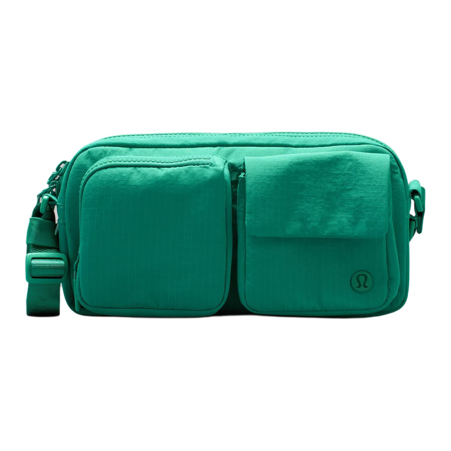 

Lululemon Нейлоновая наплечная сумка через плечо унисекс каскадный зеленый, Cascadia Green
