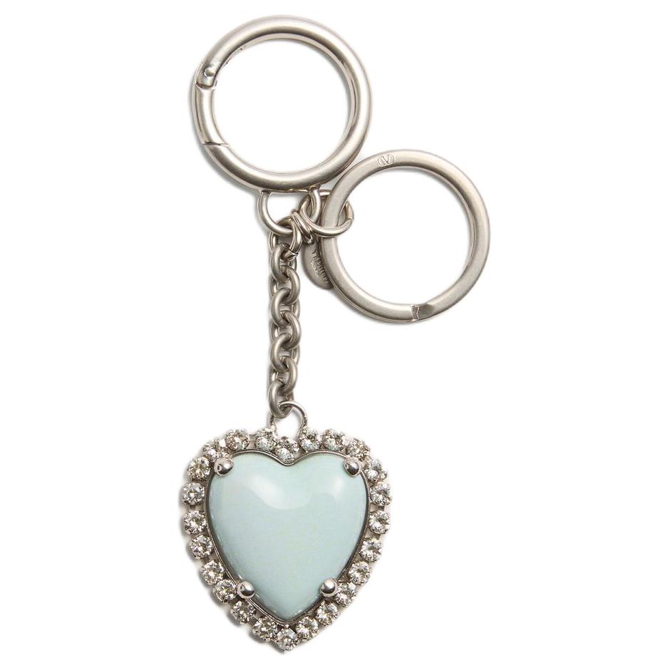 

Valentino Металлический брелок для сумки, Sky Blue