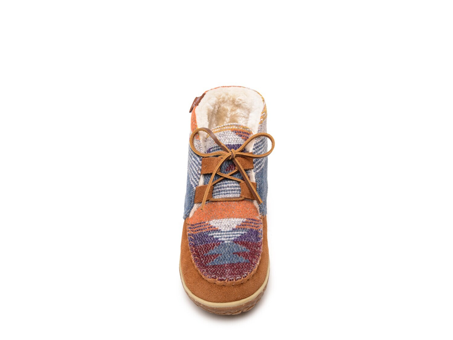 Тапочки-сапожки замшевые Minnetonka Torrey, коричневый — фото 4