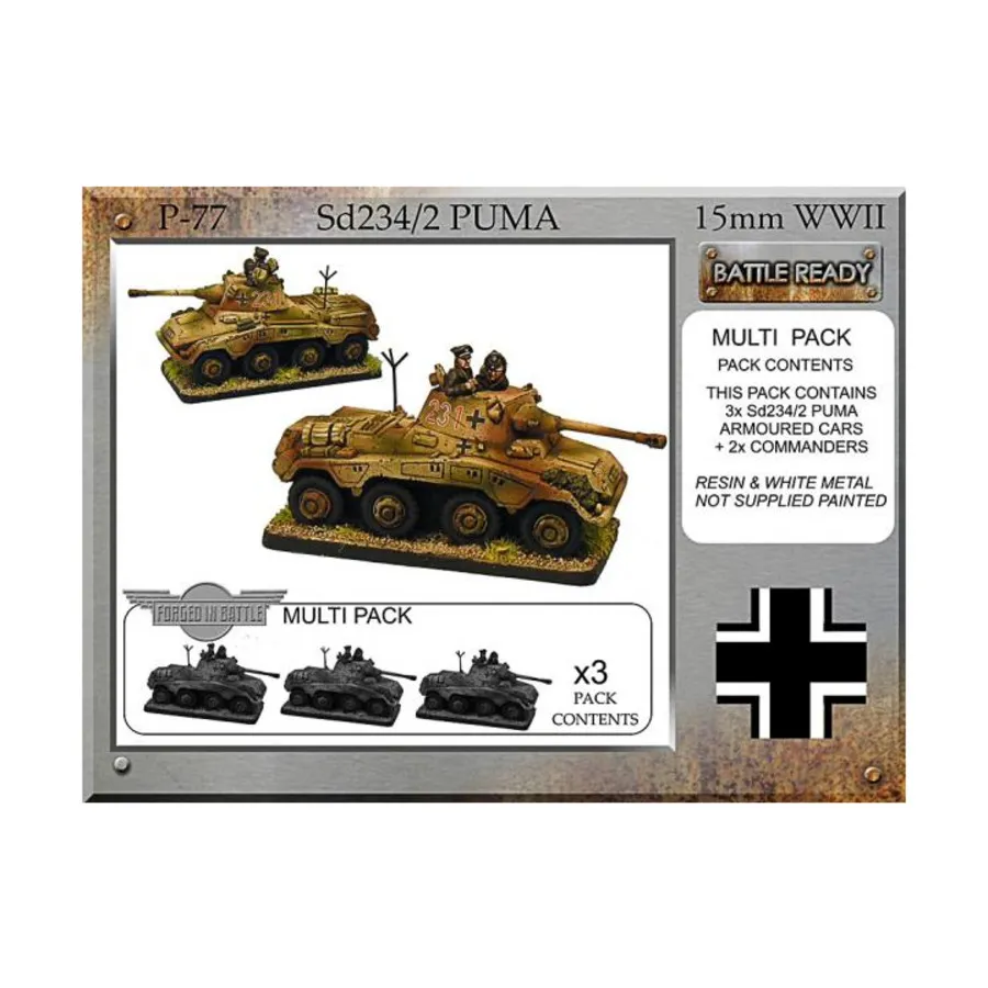 

Sd234/2 Пума, WWII Miniatures - German Vehicles (15mm)