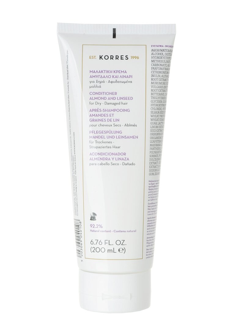 

Кондиционер Almond & Linseed Conditioner 200Ml KORRES, цвет neutral