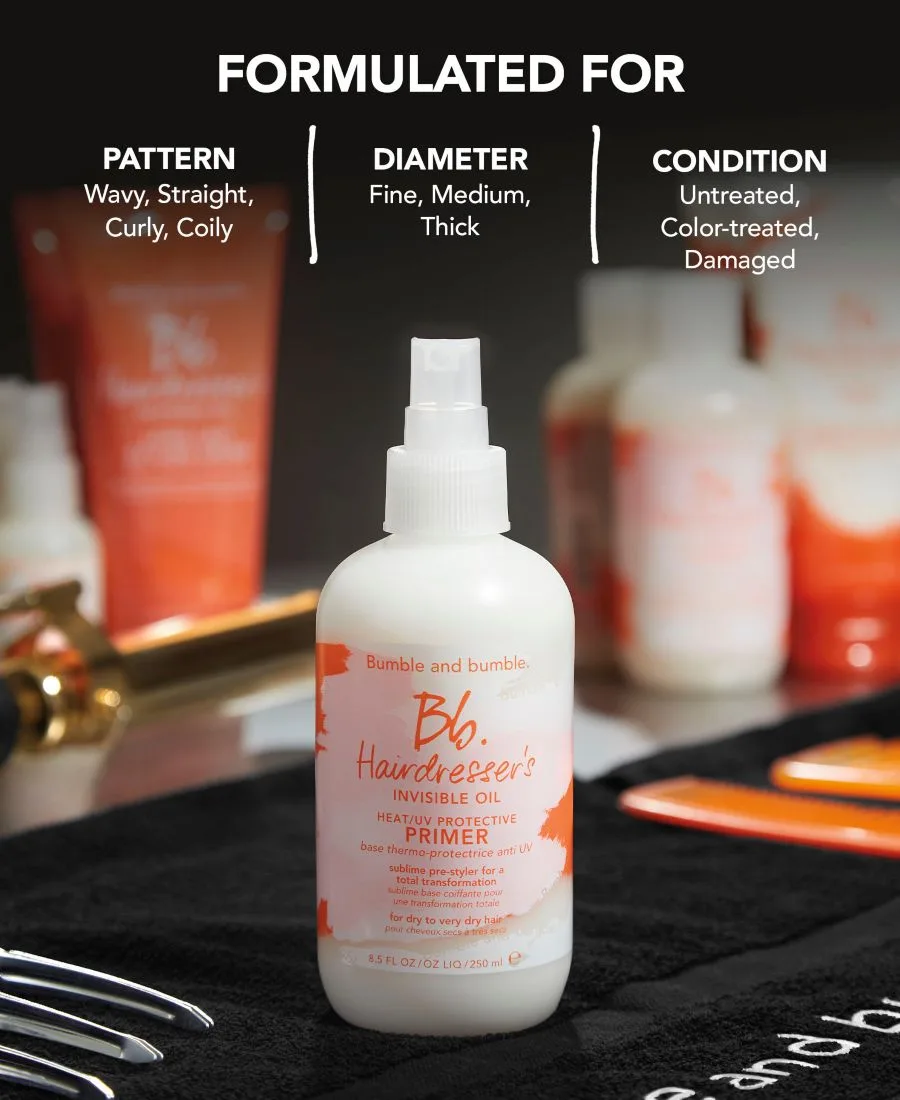 Bumble and Bumble Термозащитный несмываемый кондиционер-праймер для волос Hairdressers Invisible Oil, 340 мл — фото 3