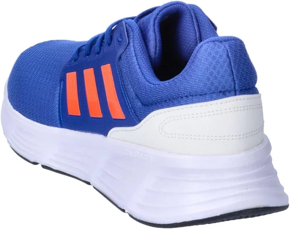 Мужские беговые кроссовки Adidas Galaxy 6, Royal Blue Solar Red Off White — фото 4