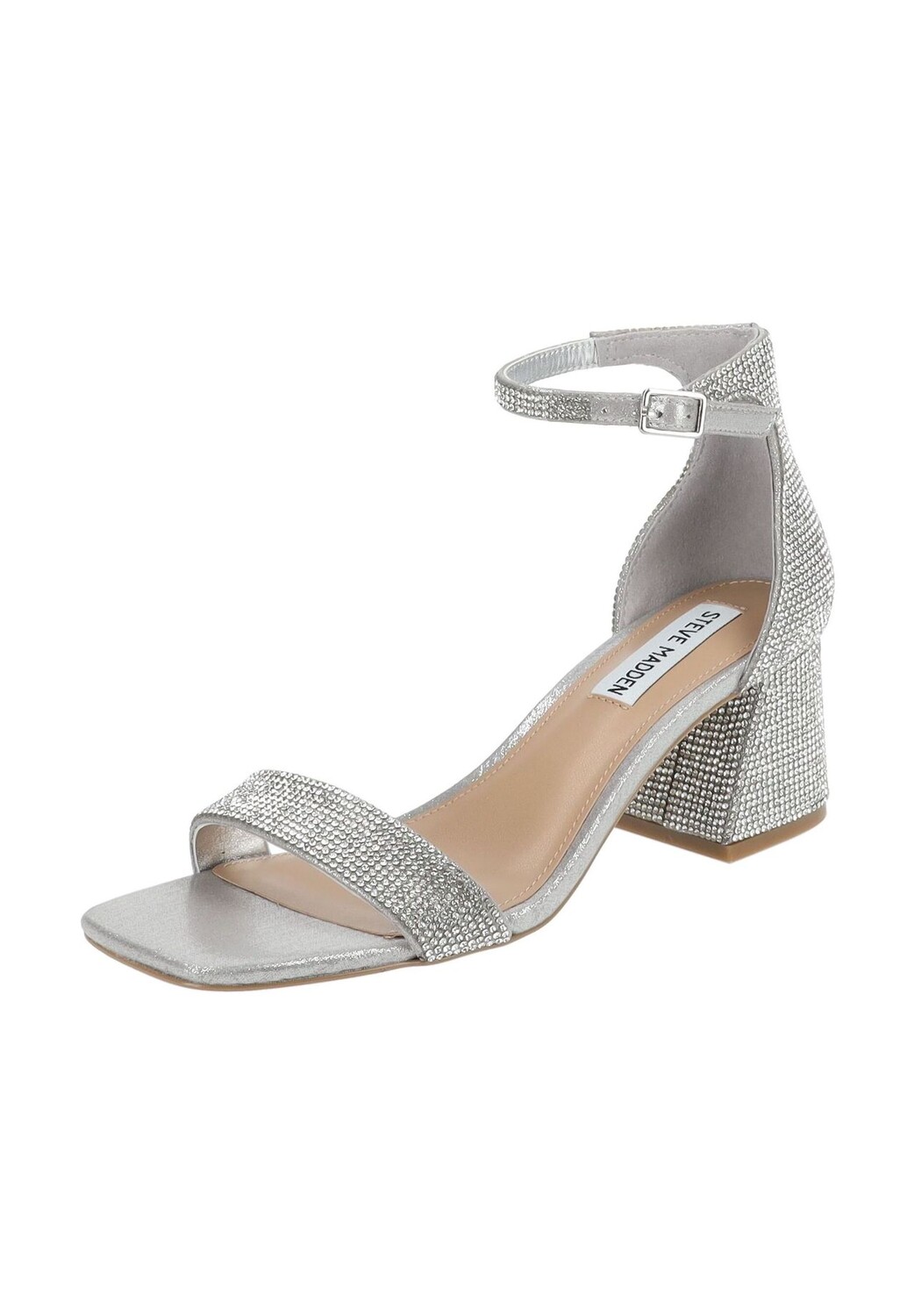 Сандалии из искусственной кожи/текстиля STEVE MADDEN, серебро