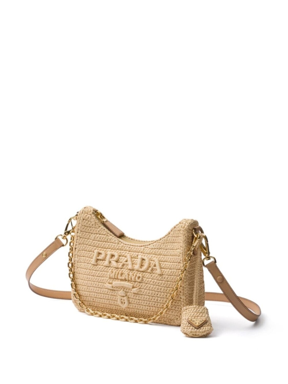 

Сумка-тоут Prada Re-Edition мини, бежевый, Коричневый, Сумка-тоут Prada Re-Edition мини, бежевый