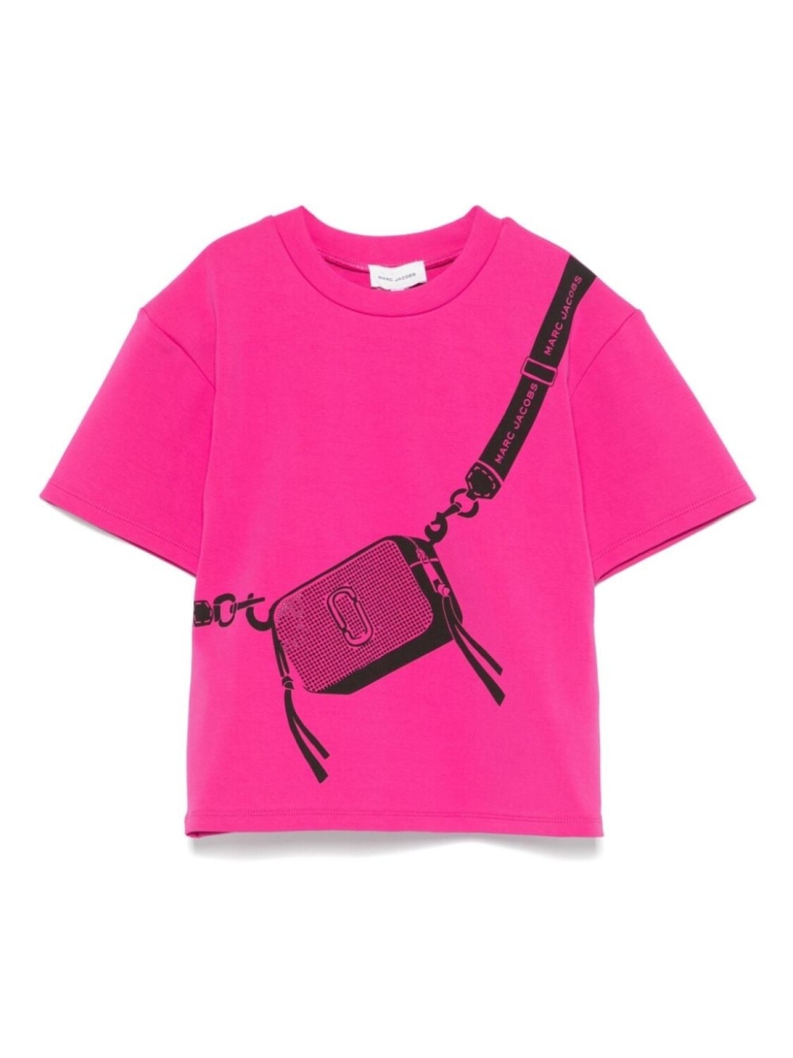 

Marc Jacobs Kids футболка с принтом Snapshot, розовый