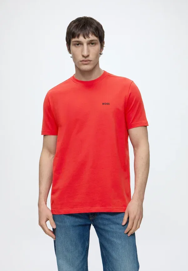Футболка базовая Boss Tee basic t-shirt, открытый красный