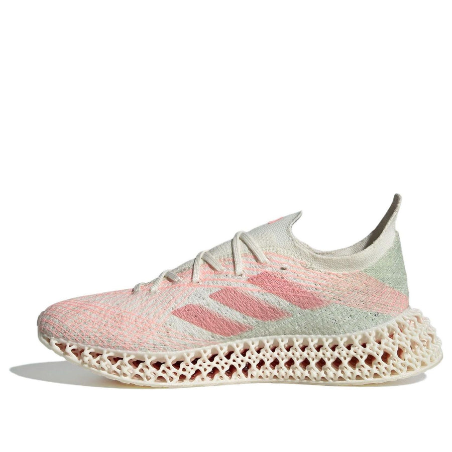 Кроссовки (WMNS) adidas 4DFWD X Strung 'White Pink', белый — фото 2