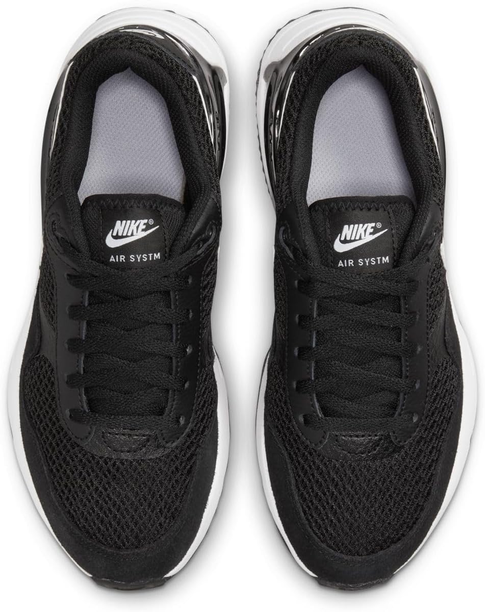 Кроссовки Nike Air Max Systm для мальчиков, белый/черный/серый — фото 3