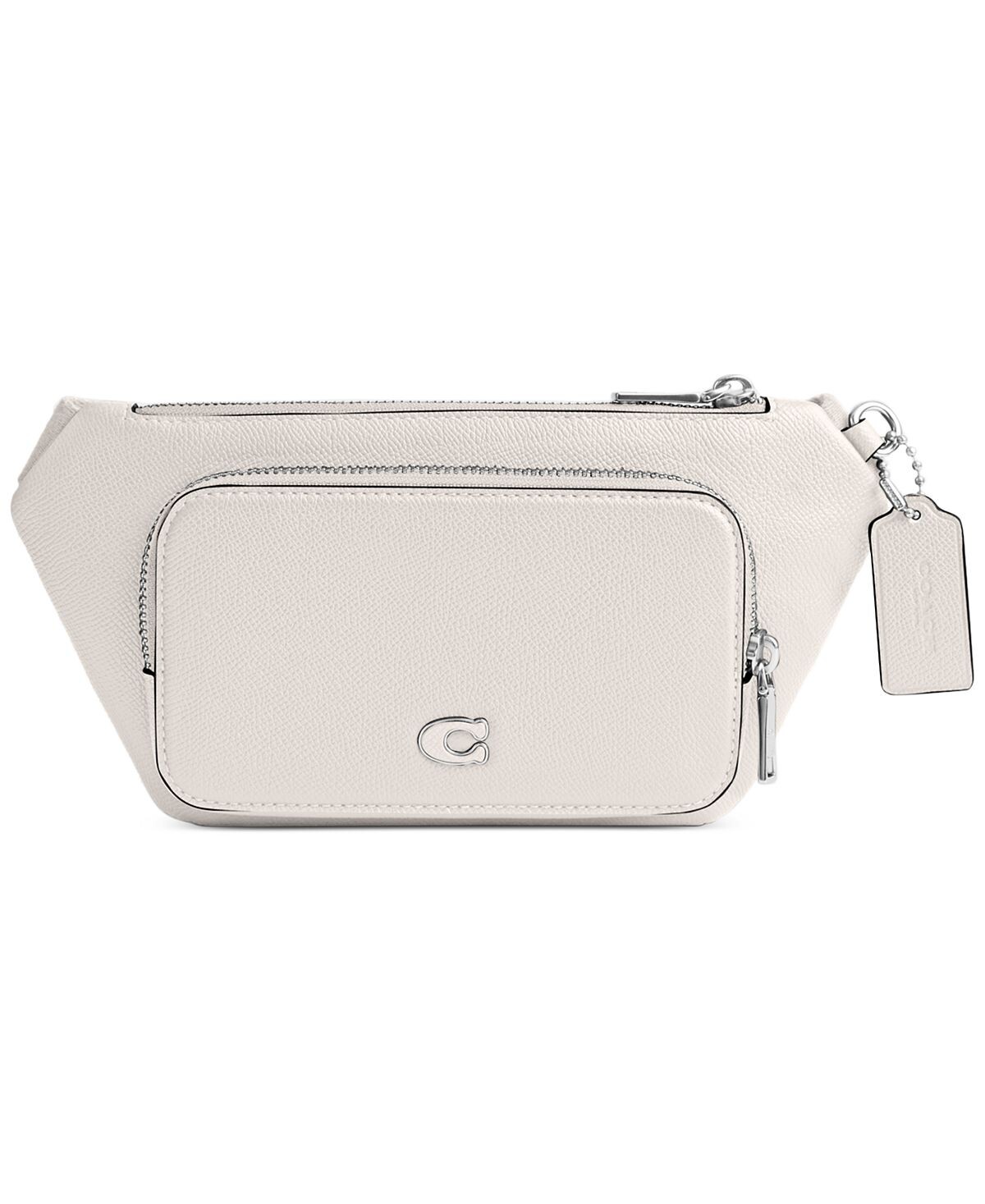 

Кожаная поясная сумка COACH, белый