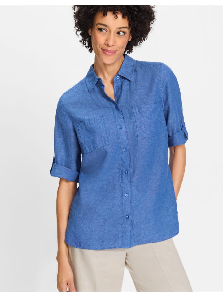 

Блузка Olsen, цвет capri blue mel.