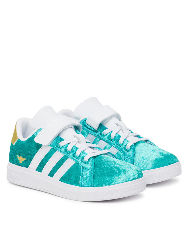 Кроссовки Disney Jasmine Grand Court 2.0 JR4919 Adidas, бирюзовый — фото 2
