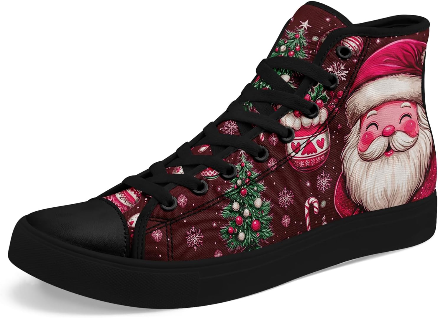 

Унисекс кроссовки на высокой подошве AWSOLE с рождественским принтом: Санта, череп, снеговик, легкие повседневные обувь для мужчин и женщин, белый/черный/красный/зеленый/фиолетовый/розовый