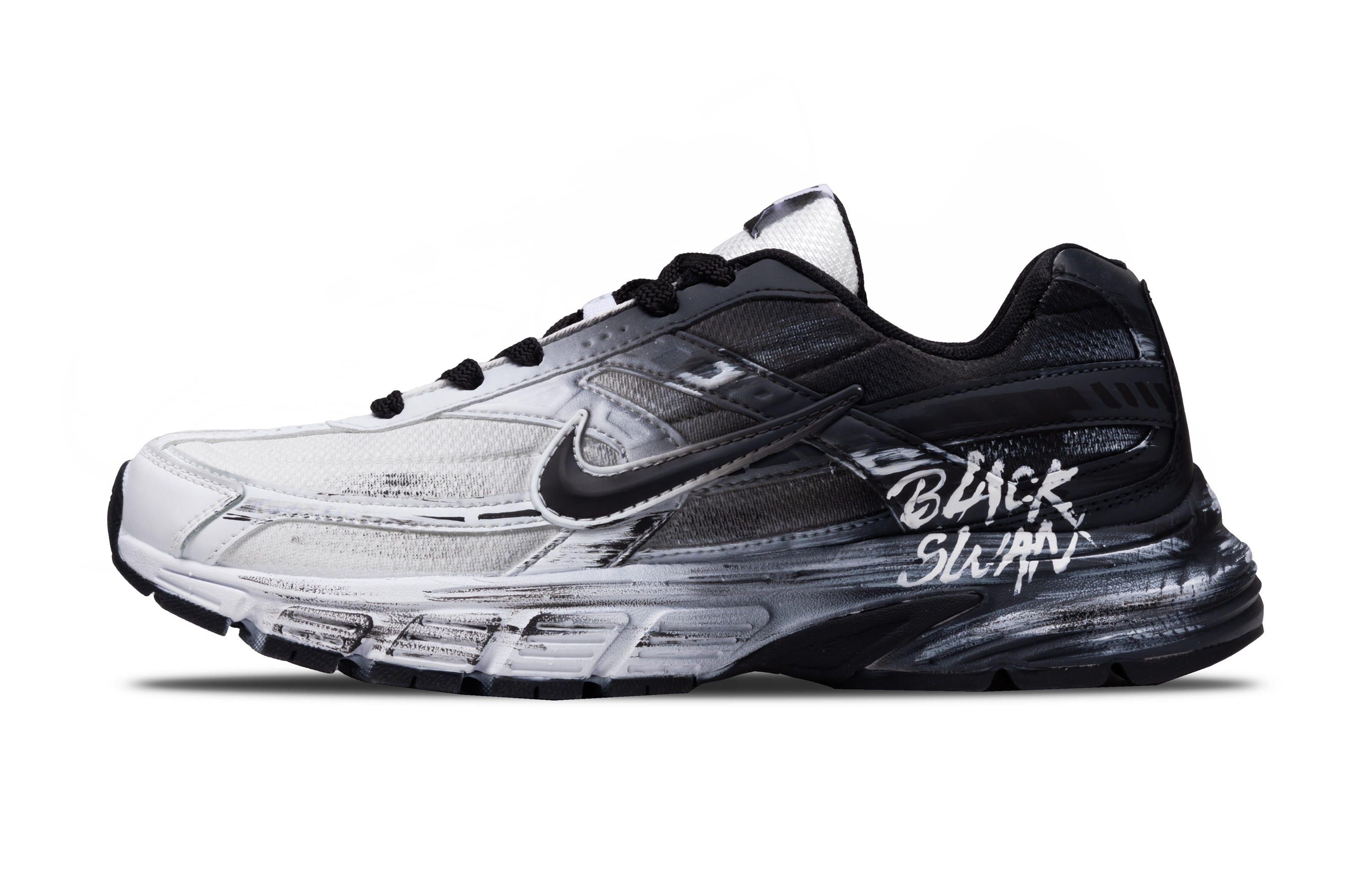 

Nike Кроссовки Initiator с низким верхом, устойчивые к истиранию, мужские, черно-белые