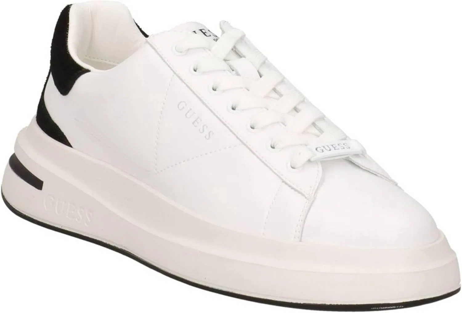 Мужские кроссовки GUESS Elba Carryover, White Black — фото 2