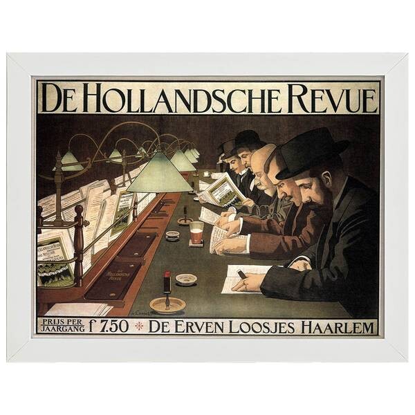 

Рамка для фотографий LegendArte Poster De Hollandsche Revue, белый