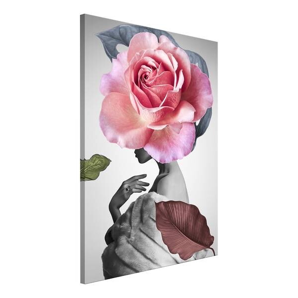 

Фреска Artgeist Rose and Fur, разноцветный