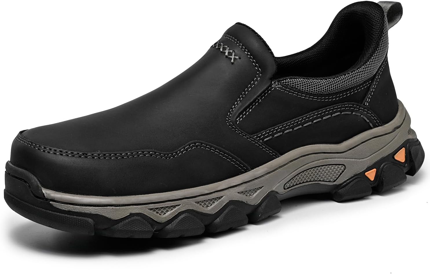 

Мужские слипоны MOSTELO, повседневные лоферы, классические для работы, офиса и улицы, высокие, черный