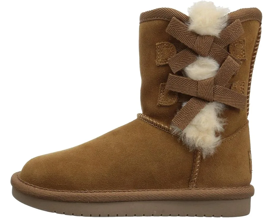 Ботинки Koolaburra by UGG Kids Victoria Short Boot (Toddler), Chestnut — фото 4