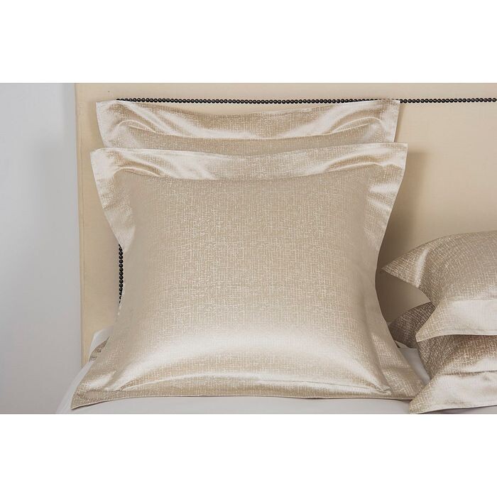 

Подушка Lux Glowing Weave Euro Sham Frette, золотой