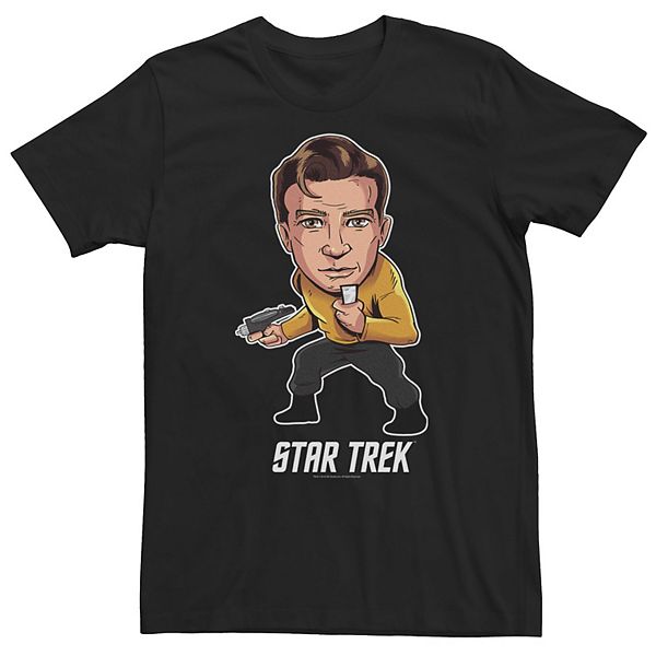 

Футболка Big & Tall Star Trek Original Series Captain Kirk Chibi Licensed Character