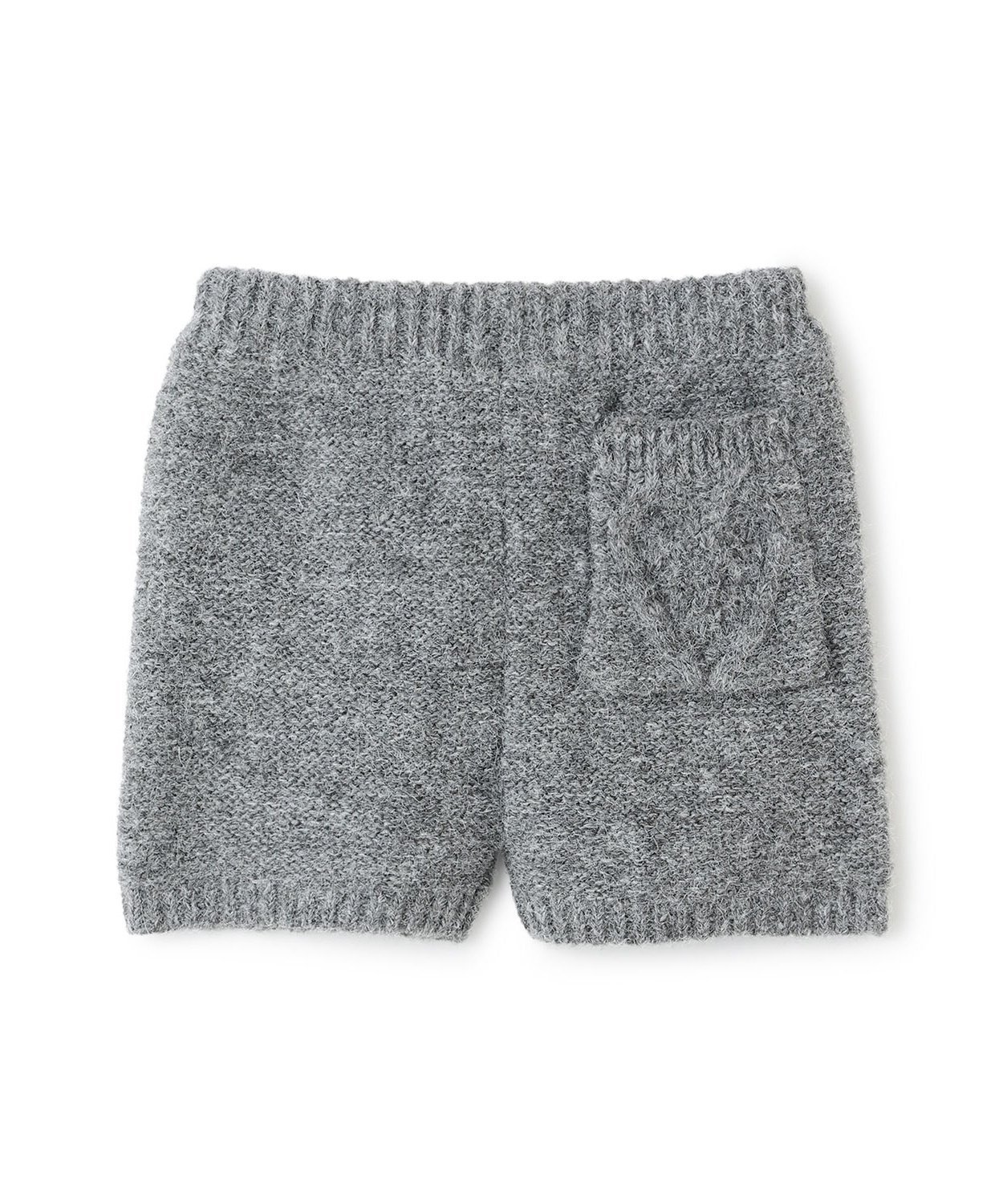 Вязаные шорты с узором «сердечко» (можно сочетать) Petit main, Top Gray — фото 4