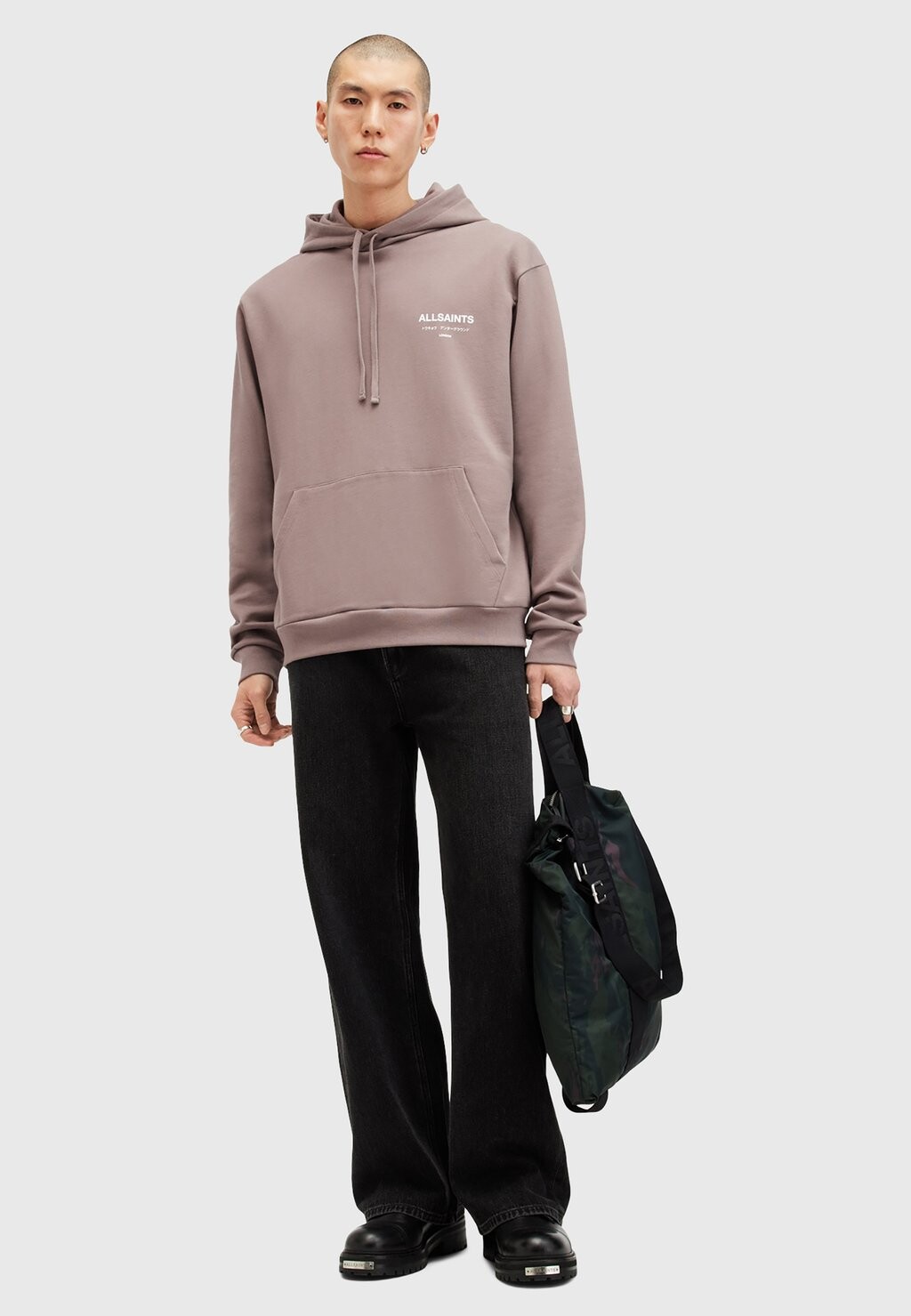

Толстовка UNDERGROUND HOODY AllSaints, коричневый