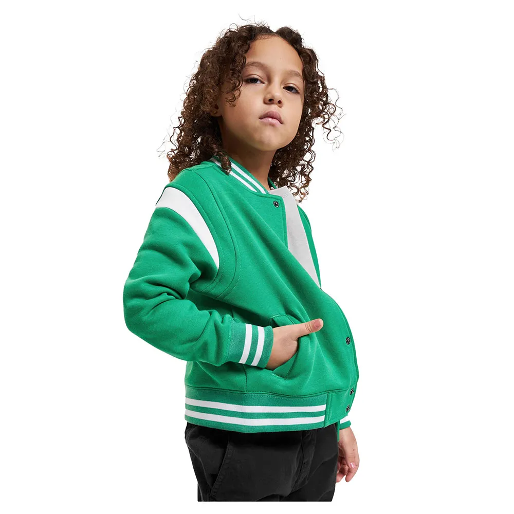

Куртка Urban Classics Inset College bomber, зеленый