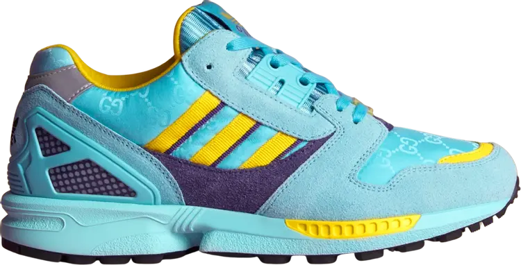 Кроссовки Gucci x Wmns ZX 8000 'Aqua GG Monogram', синий
