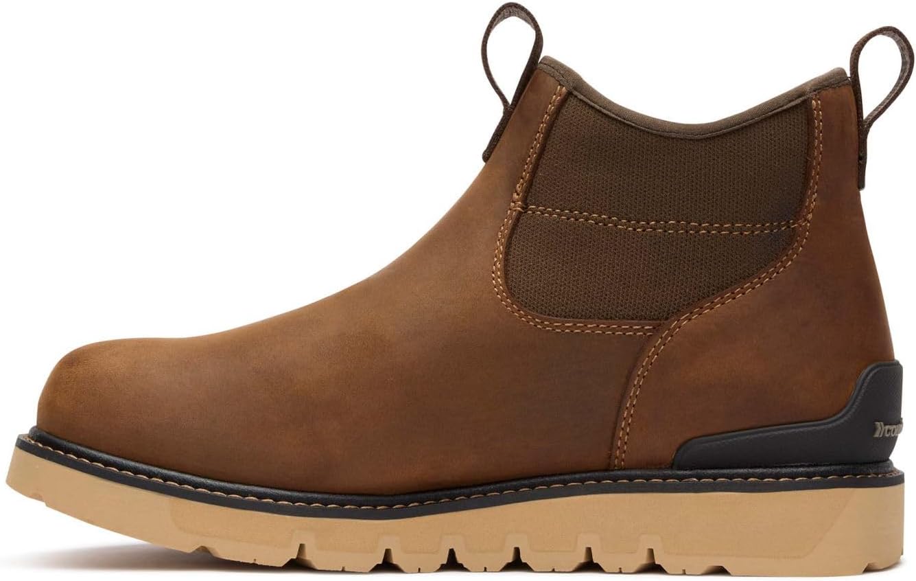 Ботинки Georgia Boot Carbon Flex Wedge Chelsea, коричневый — фото 3