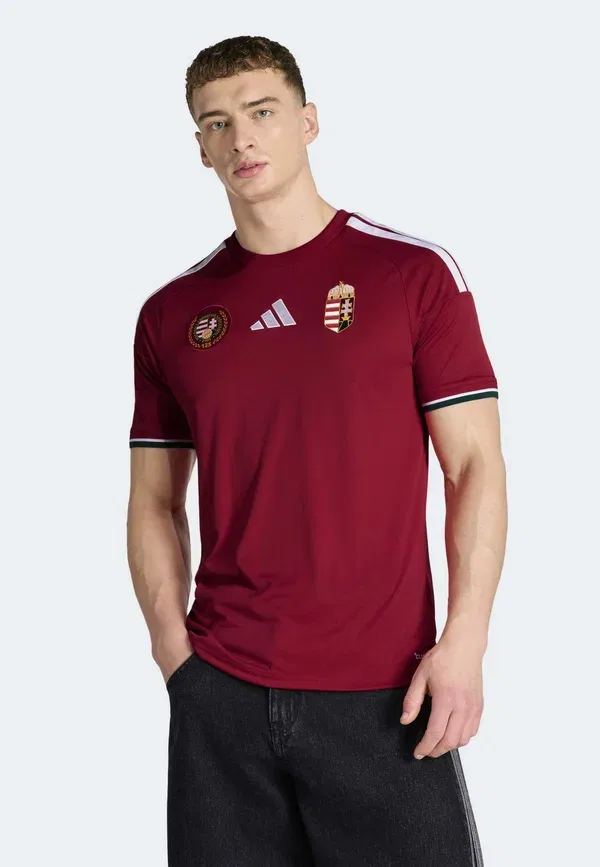 Футболка сборной Венгрии 26 домашняя Adidas Performance, цвет Team Victory Red