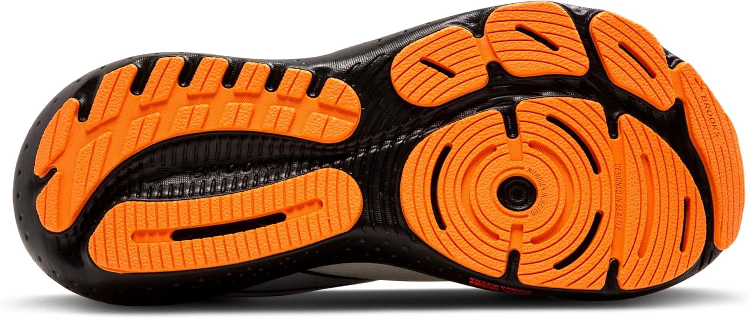 Мужские кроссовки Brooks Glycerin 21 Neutral для бега, оранжевый/черный — фото 2