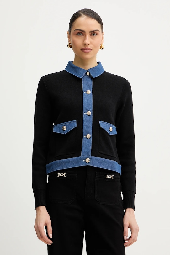 

Хлопковый кардиган mnaki Morgan, черный