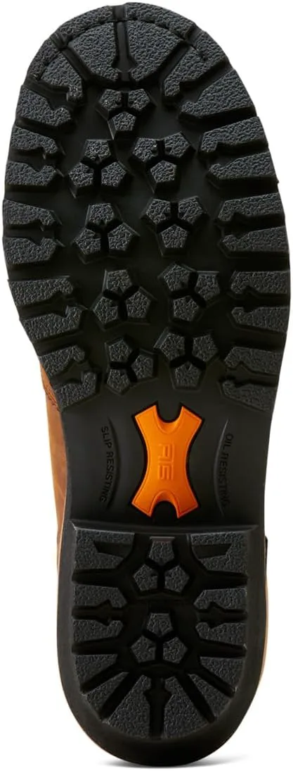 Мужские рабочие ботинки ARIAT Logger Shock Shield водонепроницаемые, коричневый — фото 2