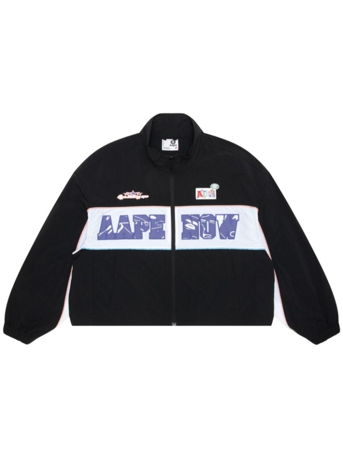 

AAPE BY *A BATHING APE куртка с логотипом, черный