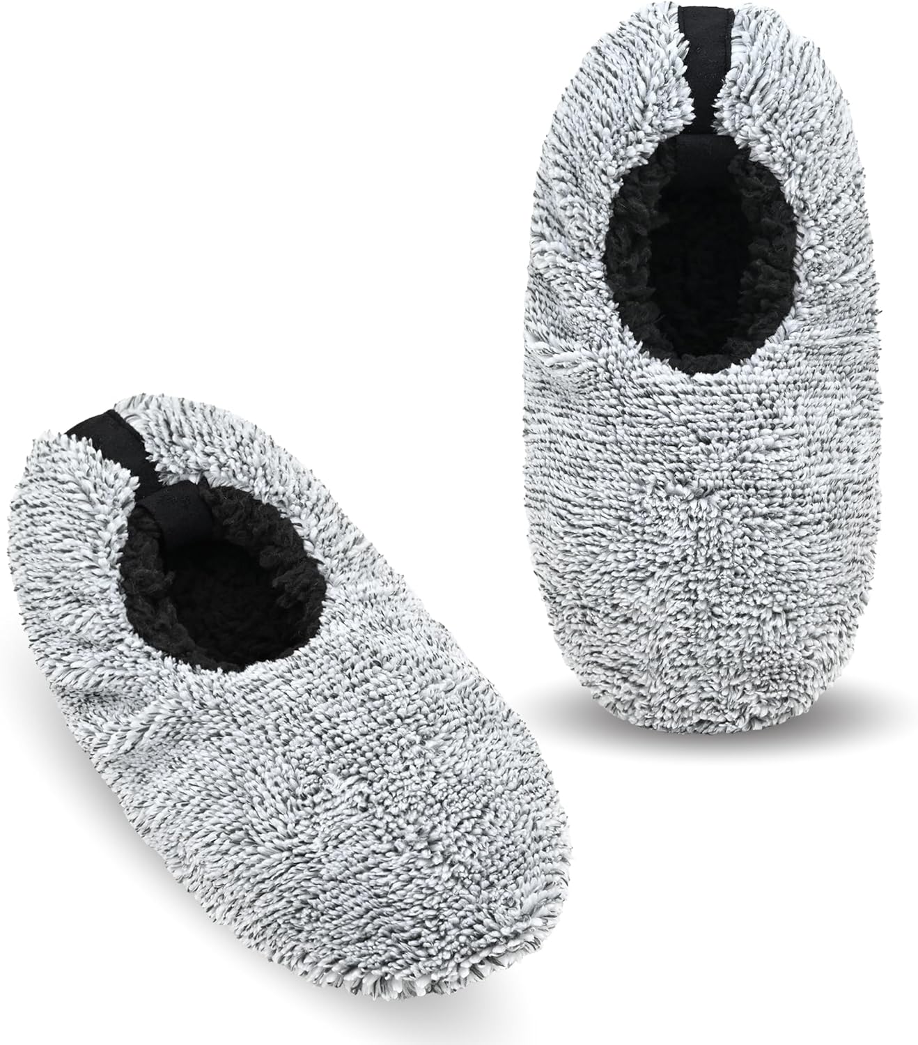 

Мужские носки-тапочки Keyela с противоскользящей подошвой, теплые тапочки-носочки с захватами для мужчин, пушистые домашние тапочки, Ma Gray