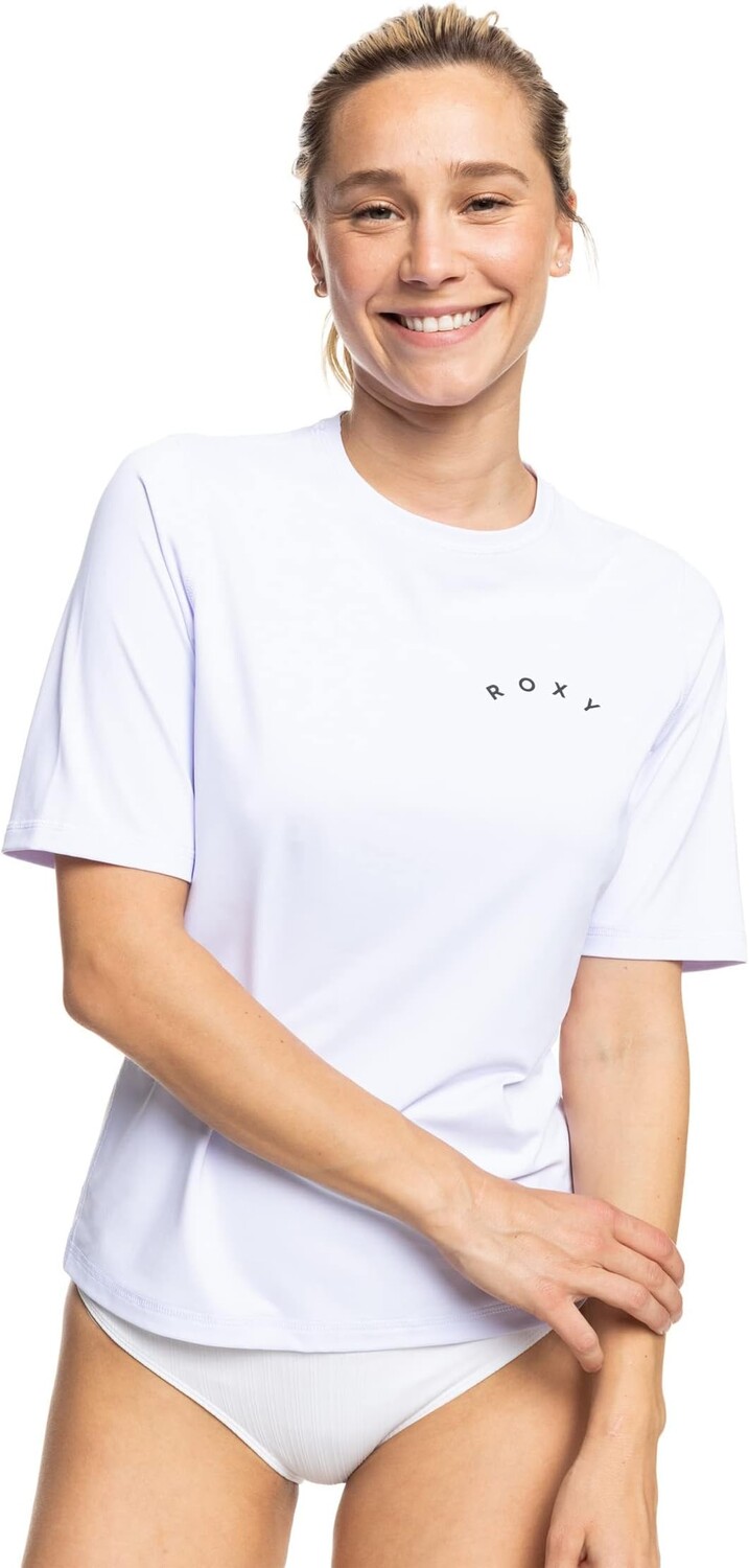 

Купальник Roxy Enjoy Waves Short Sleeve Rashguard, цвет Bright White