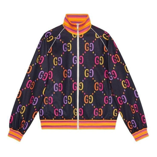 

Куртка jumbo gg technical jersey zip jacket 'navy' Gucci, синий