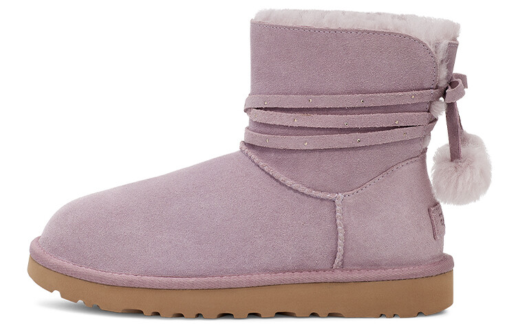 

Угги UGG Mini Bailey Bow Pom 'Taupe Purple' Women's