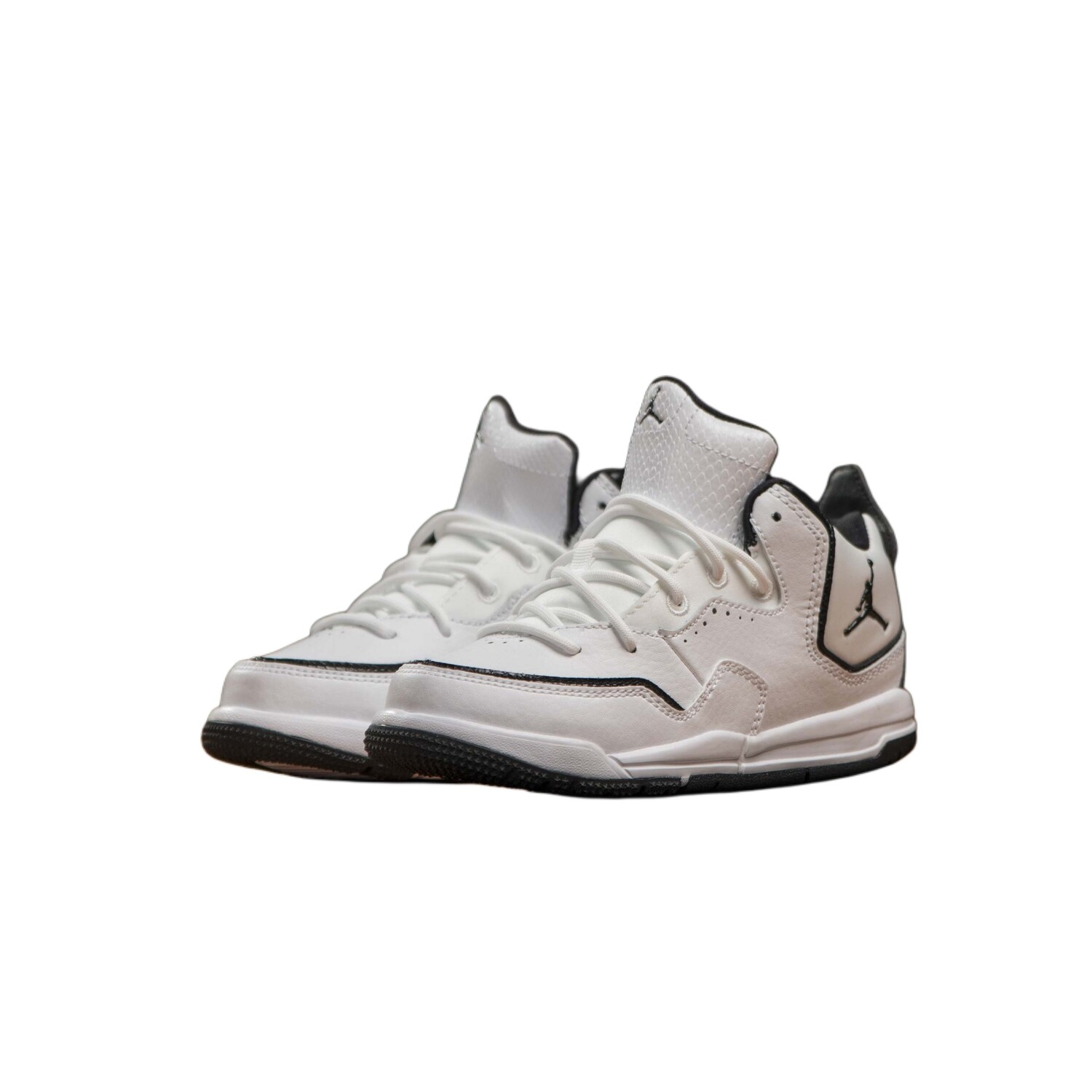Баскетбольные кроссовки Courtside 23 для детей PS Mid-top черные/белые Jordan, черный/белый — фото 3